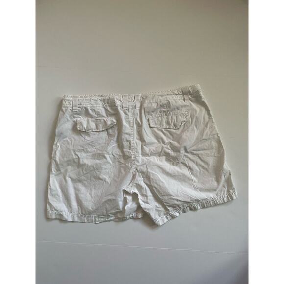 Lauren Ralph Lauren Shorts Women Size 16 100% Cotton Button Snap Drawstring - Picture 5 of 8